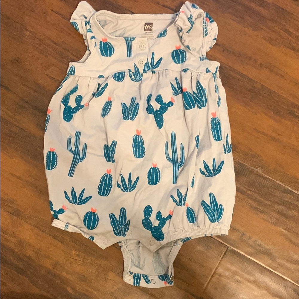 Tea 18-24 mo. Cactus Print Romper